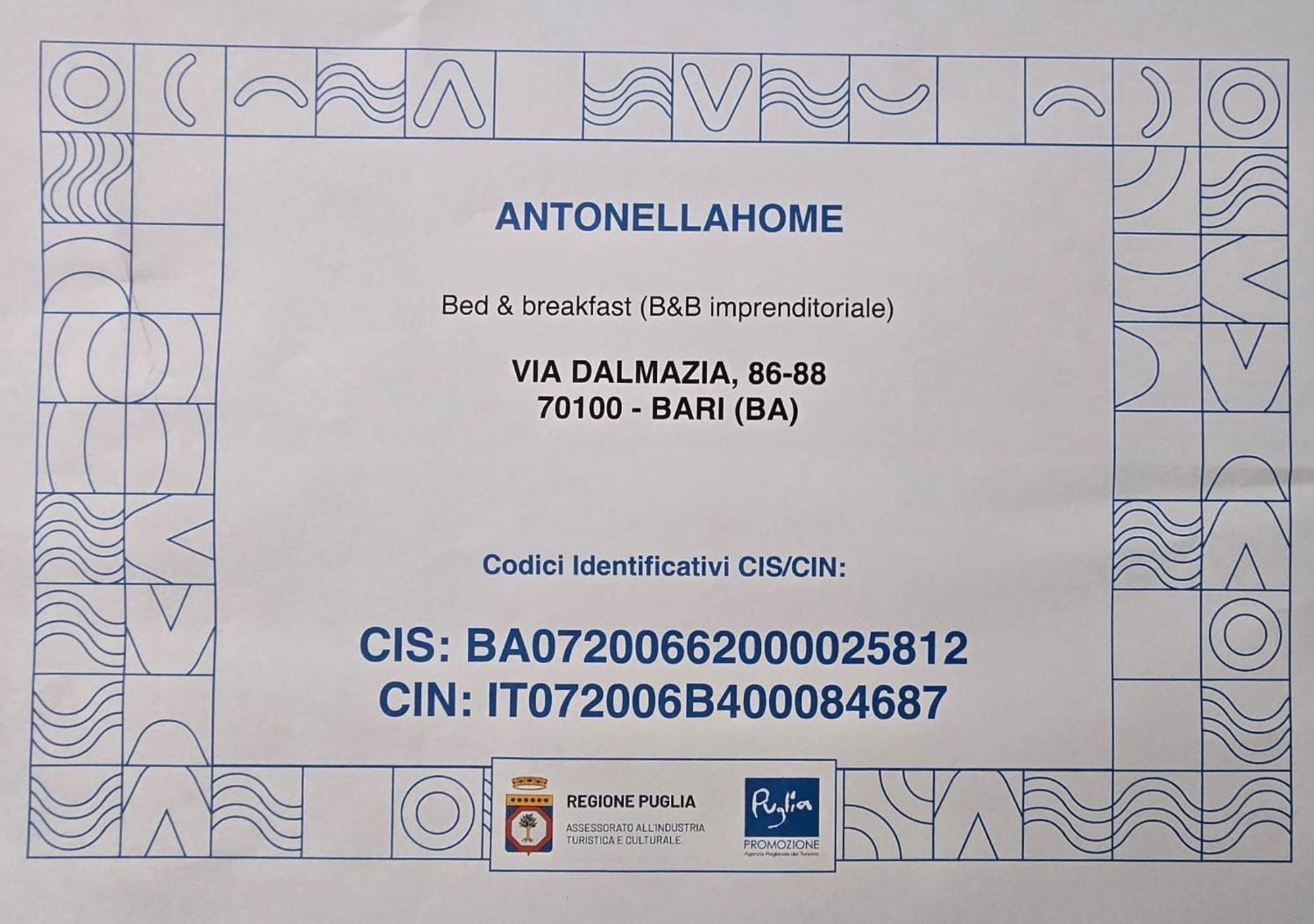 Antonella Home B&B Bari Luaran gambar